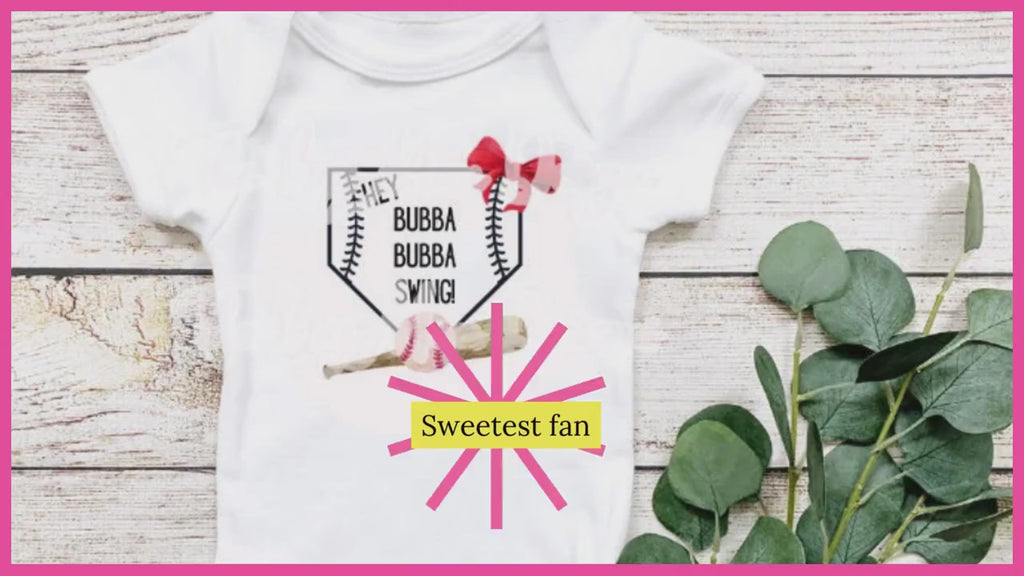 Baseball Brother Gerber Onesie | Hey Bubba Swing Bodysuit