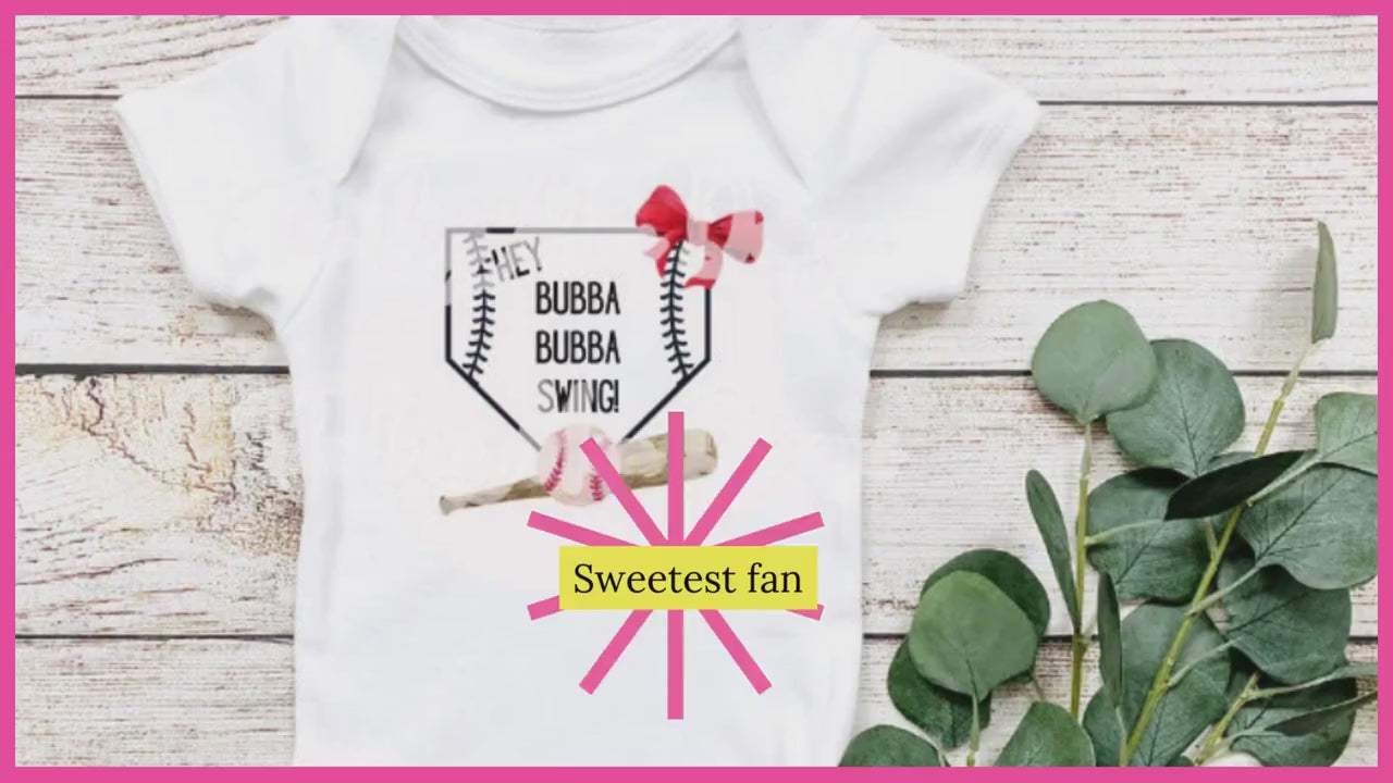 Baseball Brother Gerber Onesie | Hey Bubba Swing Bodysuit