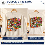 Matching natural special education deadline gator sweatshirt and Softstyle T-shirt options.