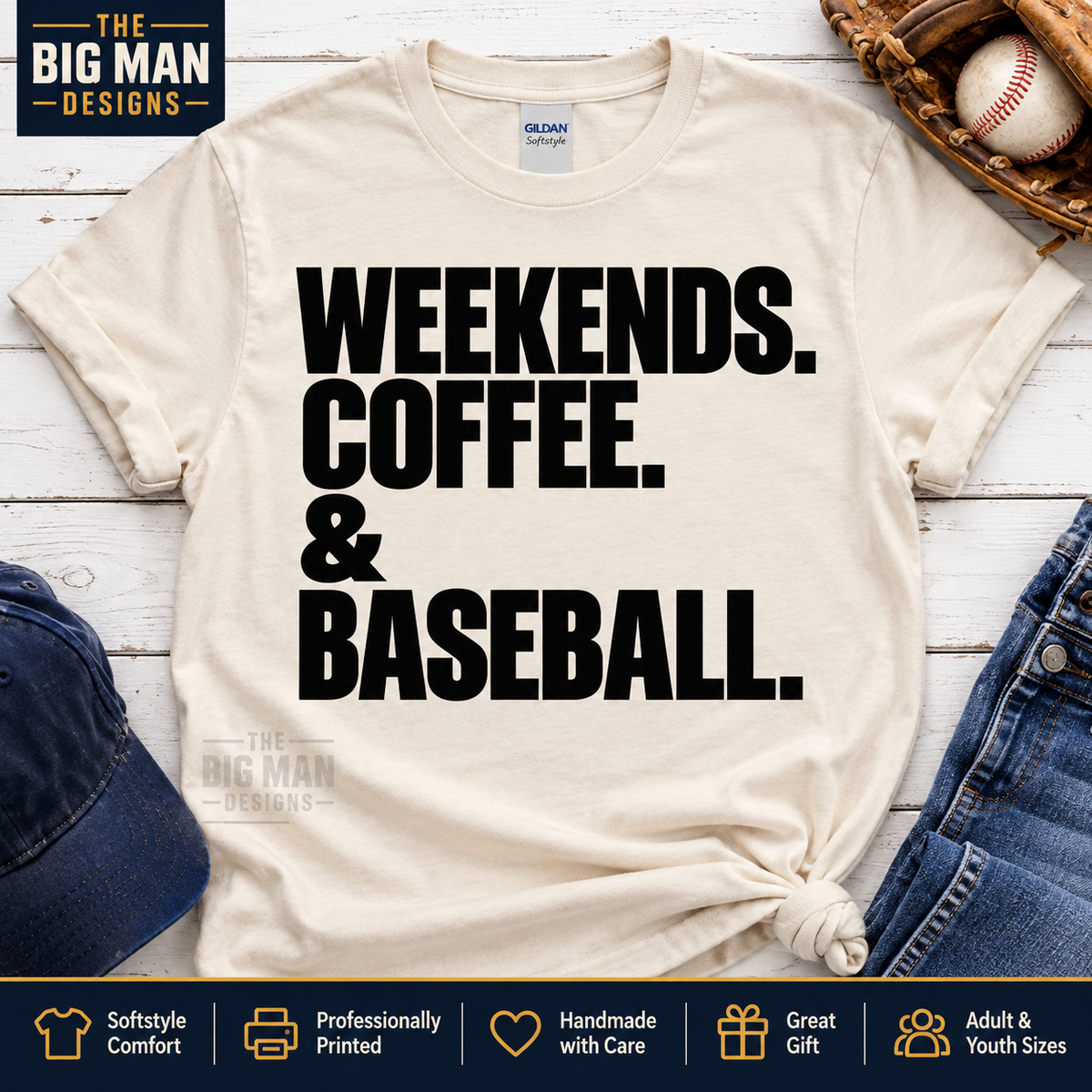 Weekends Coffee and Baseball: Natural shirt hero. The Big Man Designs.